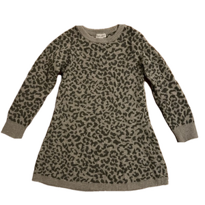 SPLENDID Girls Knit Soft Leopard Dress size 4T in excellent condition